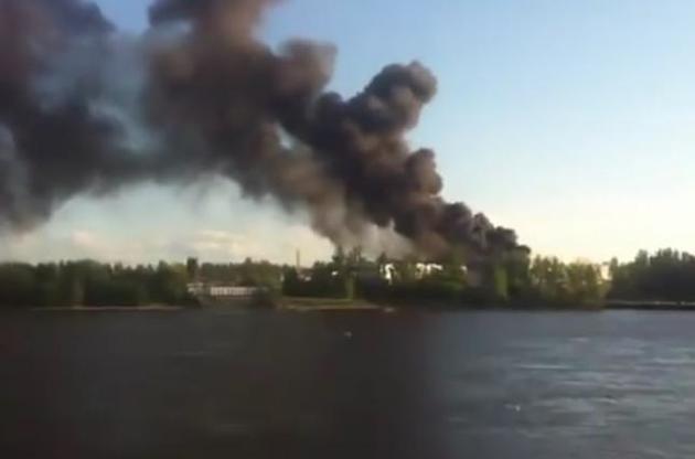 В Санкт-Петербурге произошел пожар на военном корабле