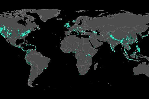NASA представило карту світових зсувів ґрунту