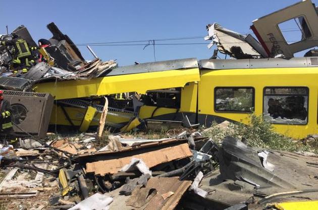 Количество жертв железнодорожной катастрофы в Италии достигло 27 человек