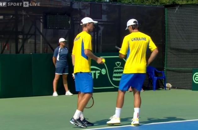 Украинцы не смогли выиграть парный матч