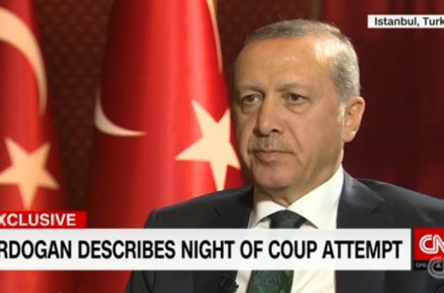 Эрдоган рассказал, как во время попытки переворота его могли убить в отеле Мармариса