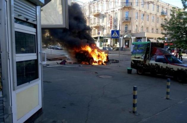 Опубликовано видео момента взрыва автомобиля, в котором ехал Шеремет