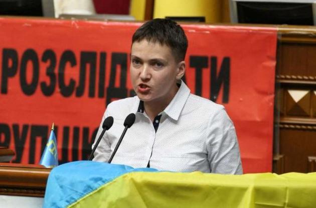 Надежда Савченко снова заявила о своих президентских амбициях