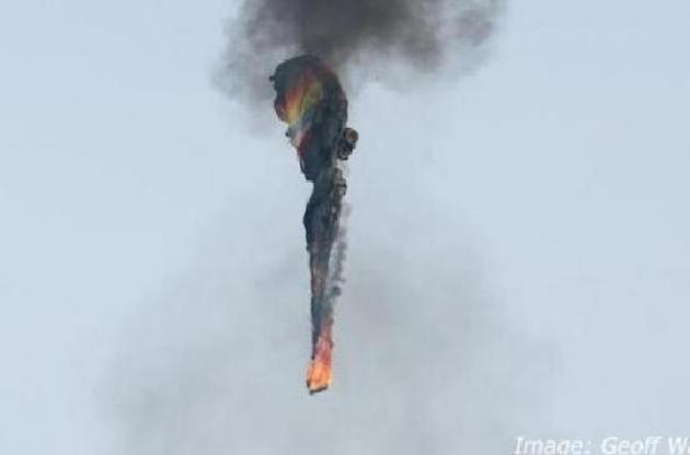 Куля загорівся в повітрі