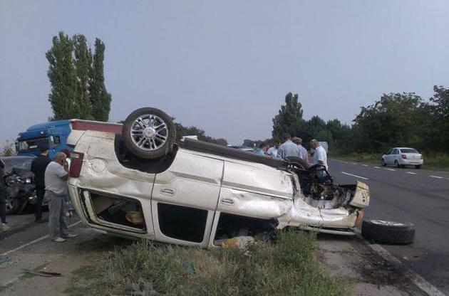 Автомобіль Володимира Гуліна перекинувся від зіткнення з іншим джипом