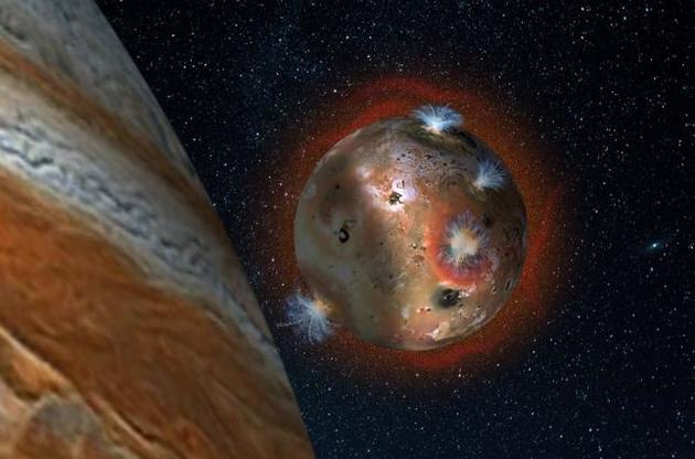 Юпитер постоянно "разрушает" атмосферу Ио  - ученые
