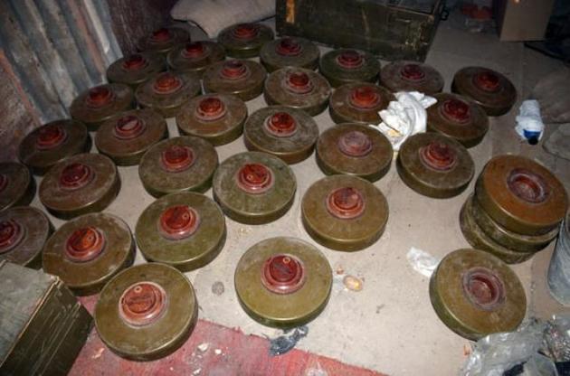 В Донецкой области в заброшенном доме нашли 35 противотанковых мин