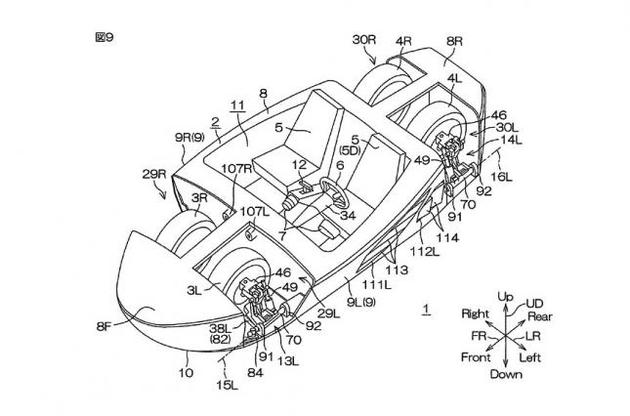 Yamaha получила патент на плавающий автомобиль