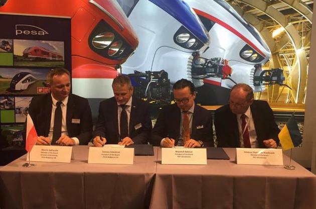 "Укрзалізниця" домовилася про співробітництво із Siemens та Pesa