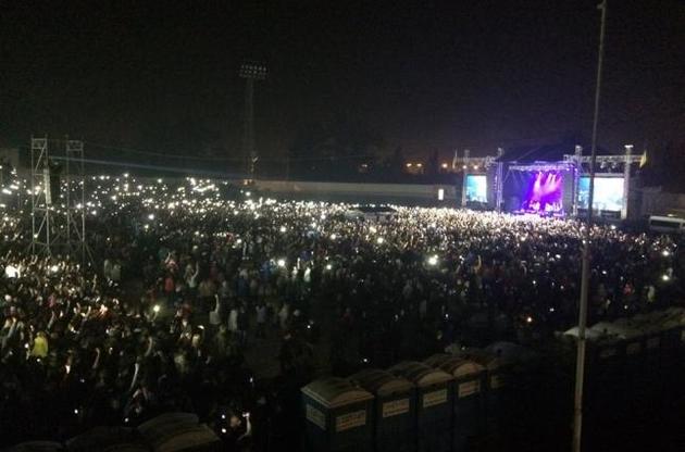 Концерт "Океана Эльзы" в Краматорске собрал около 50 тысяч зрителей