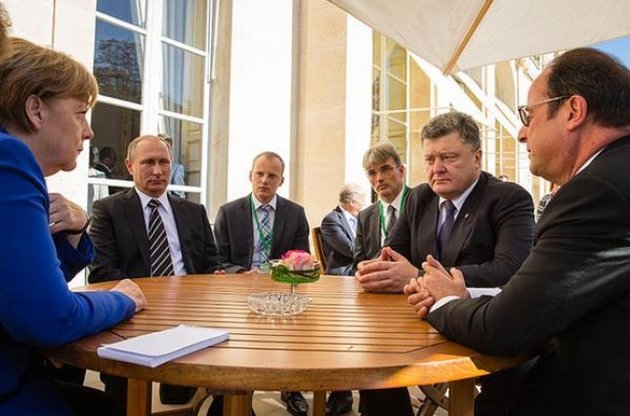Украина хочет на встрече нормандской четверки принять дорожную карту выполнения Минских соглашений