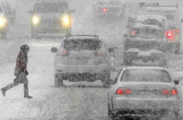 Синоптики прогнозують мокрий сніг у найближчі 2 дні