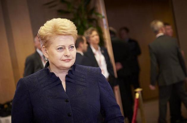 Грібаускайте впевнена, що ЄС ще може запровадити санкції проти Росії за Сирію.