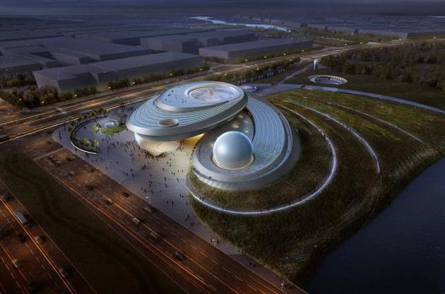 У Шанхаї почалося будівництво найбільшого в світі планетарію