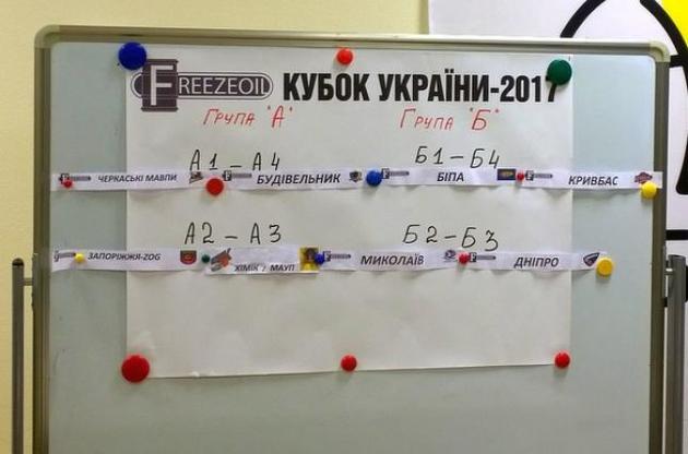 Восемь команд разбиты на две группы
