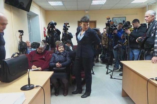 Савченко дала в суді свідчення проти Плотницького