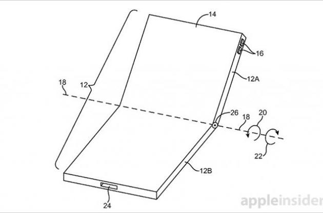 Apple запатентовала складывающийся несколько раз iPhone с гибким дисплеем