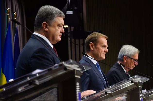 Порошенко и Туск заявили, что Франция не блокирует безвизовый режим для Украины
