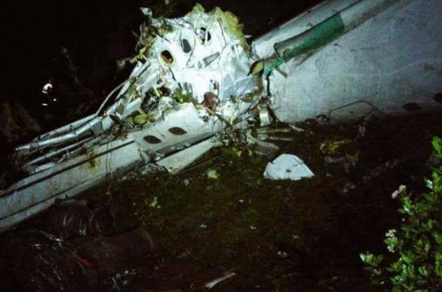 Опубліковано відео з місця аварії літака з гравцями бразильського футбольного клубу