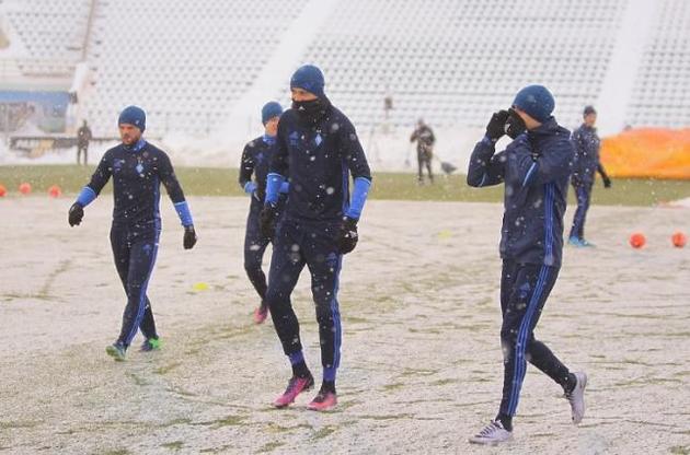 Киевляне не сумели добыть победу на снежном газоне