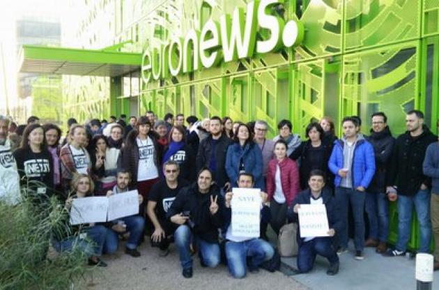 В Euronews провели первую забастовку