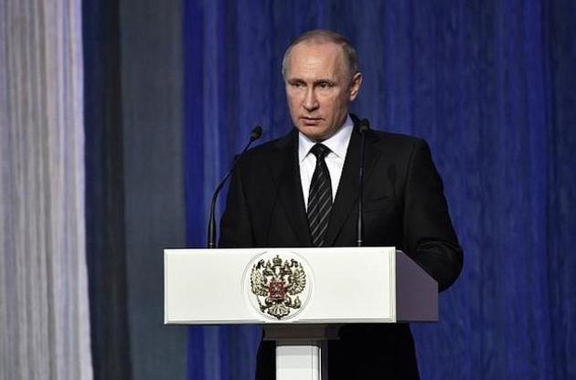 Путін розпорядився розкривати плани ворогів Росії