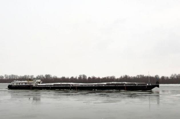 На Дунае парализовано судовое движение из-за понижения температуры
