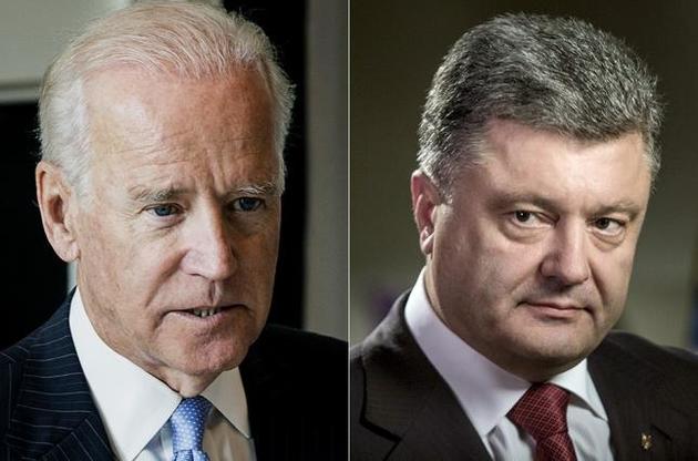 Байден и Порошенко встретятся 15 января