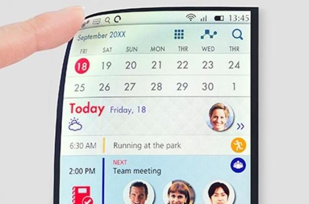 Серійне виробництво гнучких дисплеїв почнеться вже в наступному році