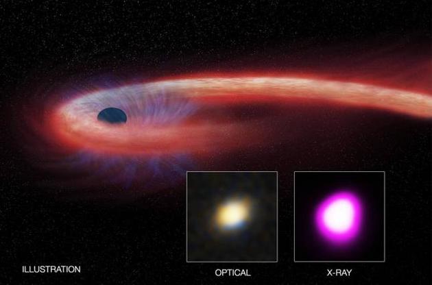 Астрономы обнаружили самую "прожорливую" черную дыру
