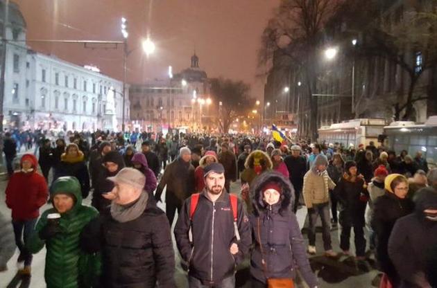 Антиправительственные протесты в Румынии собрали более 220 тысяч человек