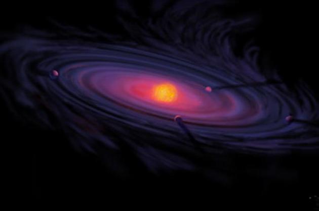 Планеты сформировались из протопланетного диска за четыре миллиона лет