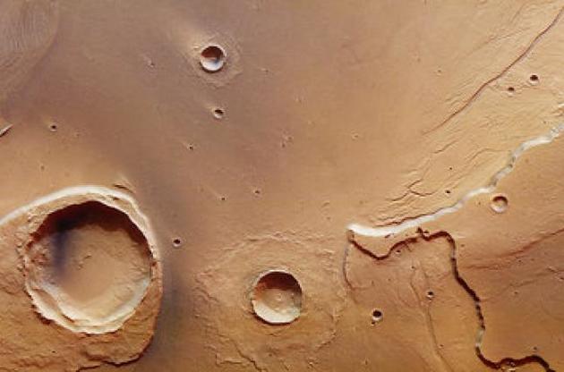 ESA нашло новые следы глобального потопа на Марсе
