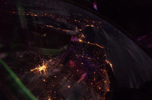 Астронавт ESA опубликовал снимок ночной Земли из космоса