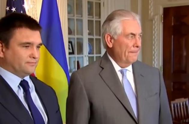 Климкин встретился с Тиллерсоном