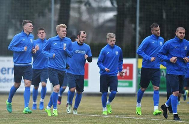 Збірна України розпочала тренувальні збори