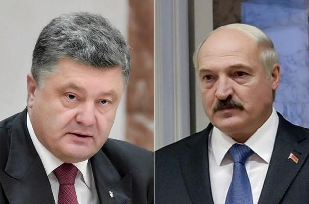 Порошенко поговорил по телефону с Лукашенко
