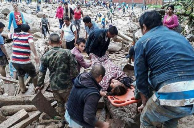 Внаслідок зсуву в Колумбії загинуло понад 150 осіб