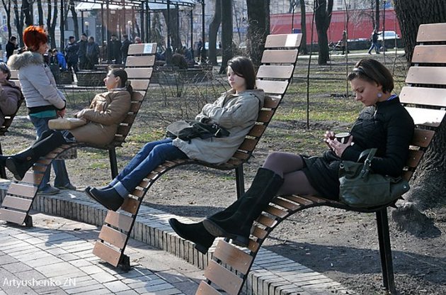 С начала апреля в Киеве зафиксировано четыре температурных рекорда