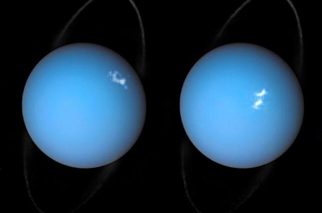Опубліковані знімки полярного сяйва на Урані