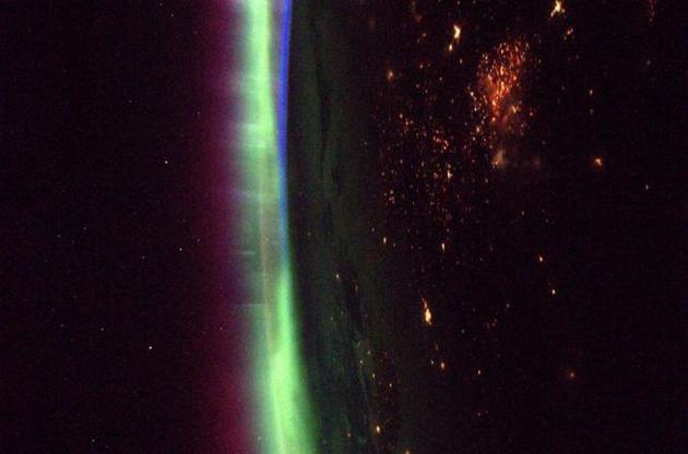 Астронавт ESA опублікував знімок північного сяйва з космосу