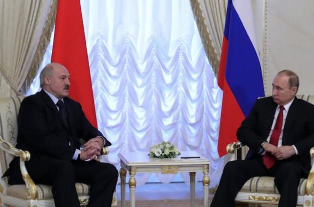 Путин не упомянул о взрыве в Санкт-Петербурге на брифинге с Лукашенко