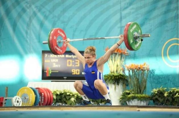 Украинка Хлян выиграла "серебро" чемпионата Европы по тяжелой атлетике