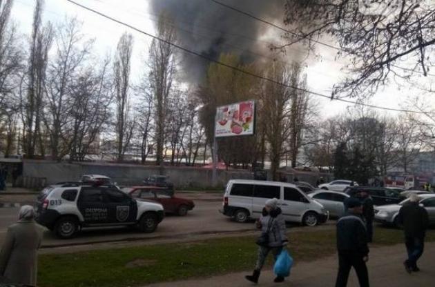 В Одессе горит рынок "Северный"