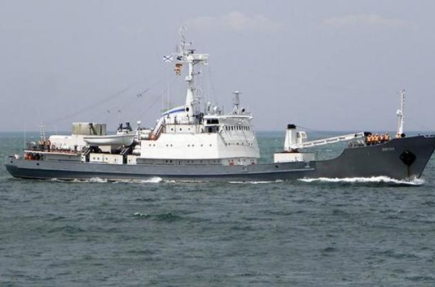 Корабль ВМФ России столкнулся с грузовым судном – СМИ