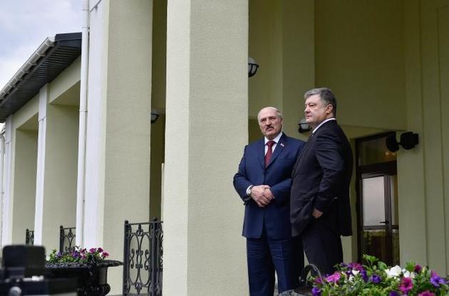 Порошенко договорился с Лукашенко завершить демаркацию границы