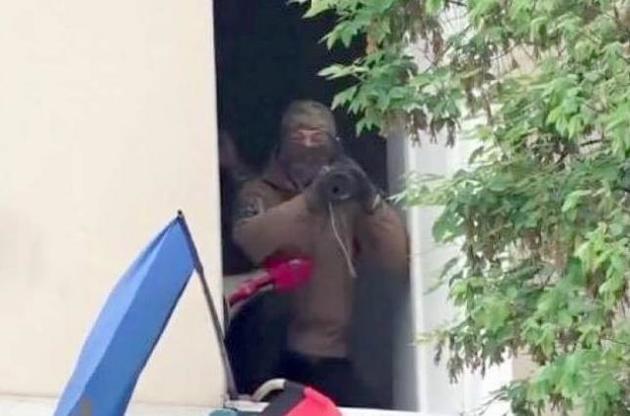 Полиция захватила офис ОУН из-за "гранатометчика"