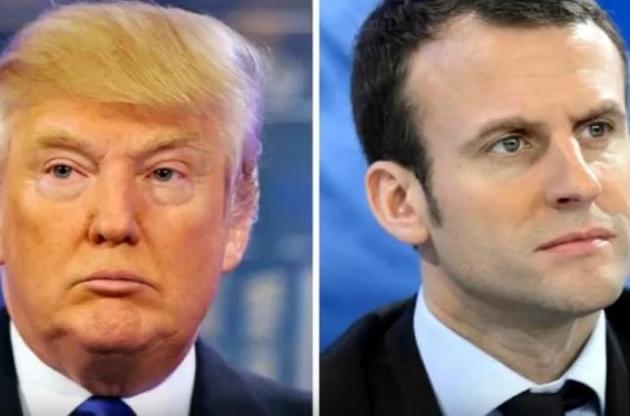 Трамп и Макрон поговорили по телефону