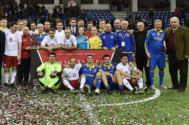 Сборная Украины обыграла Грузию в матче ветеранов