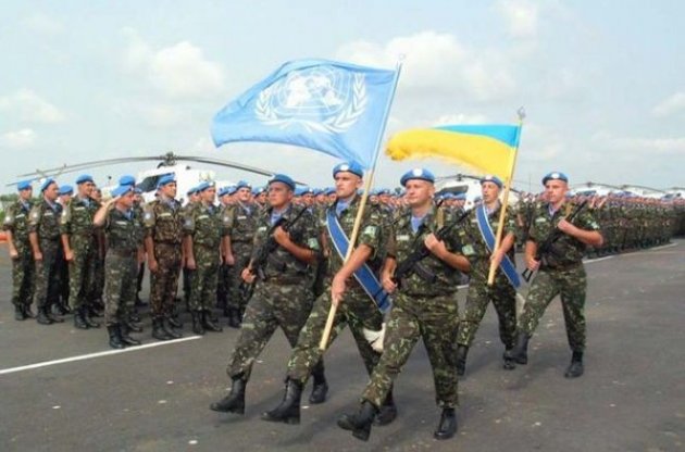 Украинские миротворцы принимают участие в девяти международных операциях по поддержанию мира
